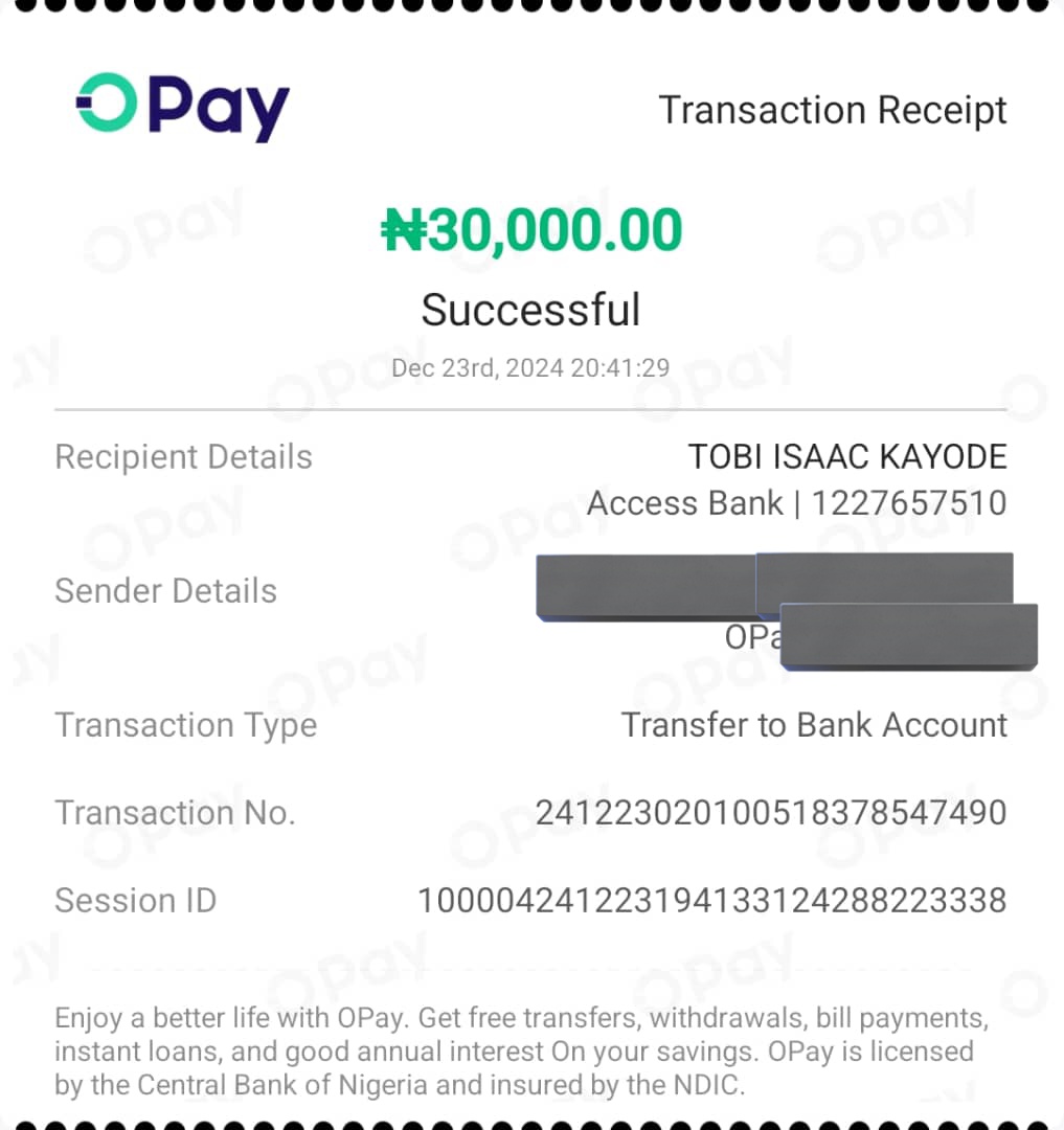 im_tolumichael's tweet photo. Congratulations, Kayode

Merry Christmas https://t.co/hzck9HFASy