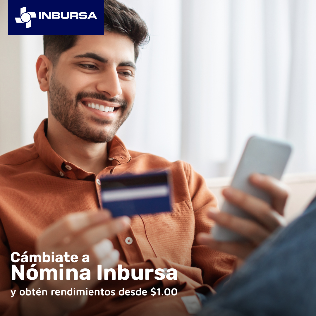 💼 ¡Tú nómina puede hacer más por ti!
Con Nómina Inbursa, no solo manejas tu dinero, ¡haces que crezca! 🌱

✅Gana rendimientos del 80% de CETES
✅Sin saldo mínimo
✅Liquidez inmediata 

Descarga la app y abre tu cuenta 📲 onelink.to/inbursamovil
#NóminaInbursa #HazCrecerTuDinero