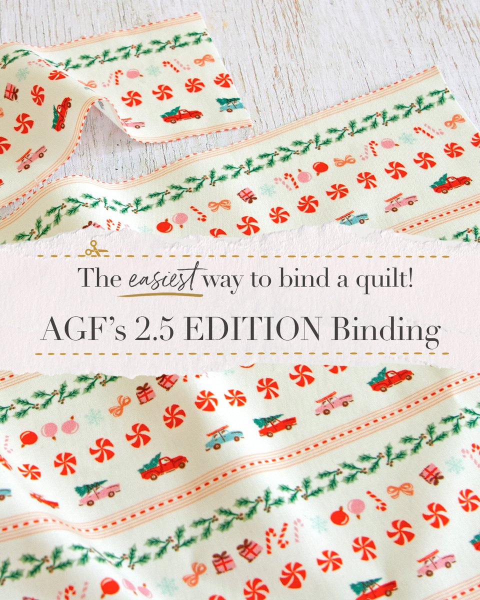 ArtGalleryFab's tweet photo. Make binding your quilts easy, fun, and creative with our 2.5 Edition Binding collection! ✂️🧵Featuring ‘Holiday Bound’ from #AGFChristmasInTheCabin. ❄️
#ArtGalleryFabrics #AGF2point5Edition #BindingMadeEasy https://t.co/1cH6NDFS9u