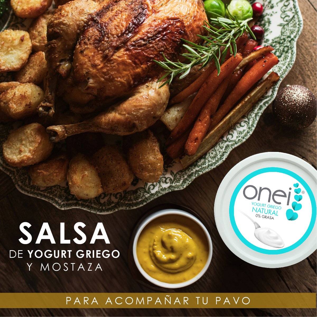 OneiYogurt's tweet photo. 🦃 💛 

Acompaña tu pavo con una deliciosa salsa de Yogurt Griego Natural Onei® y mostaza.

Checa la receta: https://t.co/2NoniaGUli

#YogurtGriego #Onei #Salsa https://t.co/92wTPJGArP