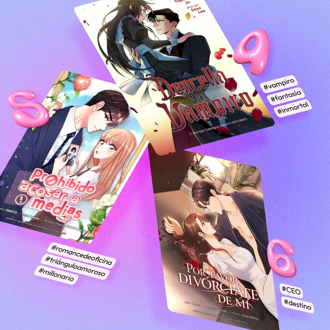 Pentacomix_'s tweet photo. 🥳 Top 2024 de webtoons de Pentacomix.
¿Tus webtoons favoritos llegaron a la lista?
Si no, ¡deja un comentario a continuación!
¿Cuáles fueron tus webtoons favoritos? 🤩
#Pentacomix #Trulite #webtoons #NewYearsResolution2025 https://t.co/WpUb2UoFTQ