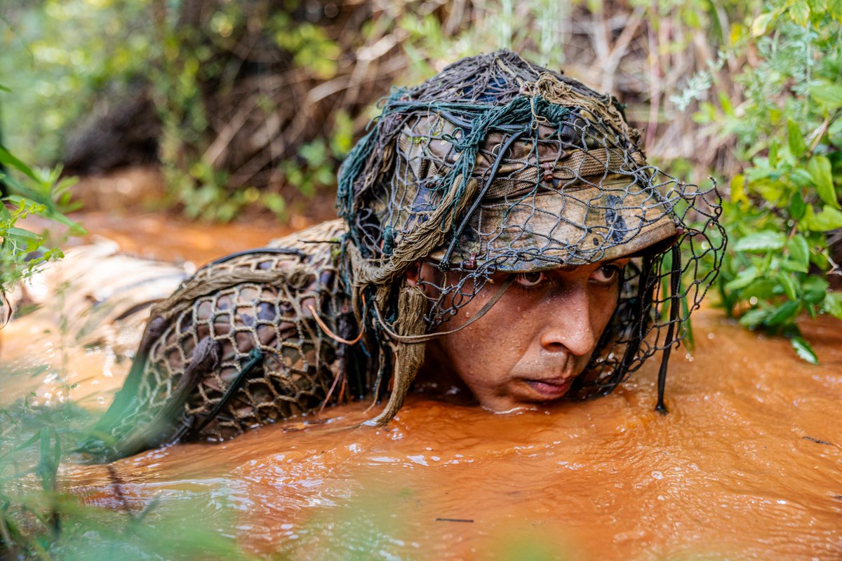 #USArmy #YearInPhotos
Army Snipers: Kings of Camouflage

Students in the U.S. Army Sniper Course conduct the ghillie wash exercise Aug. 19, 2024, at Fort Moore, Ga.

📸 by Daniel Marble

See more incredible Army photos from 2024 here: army.mil/yearinphotos/
