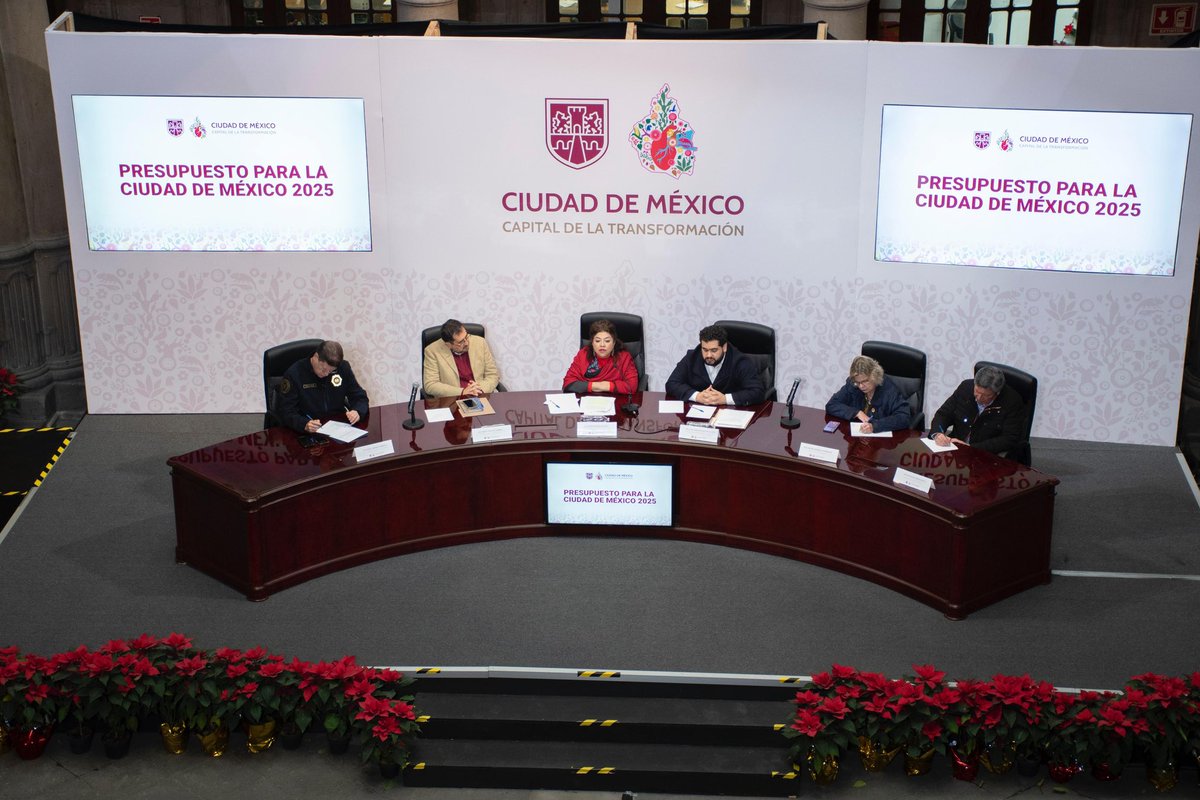 ClaraBrugadaM's tweet photo. ¡Amigas y amigos, tenemos grandes noticias para ustedes! Con la aprobación del presupuesto 2025 para nuestra Ciudad: 

•Se invertirán 23 mil mdp en el mejoramiento del Metro, la mayor inversión en la historia.
•15 mil mdp para solucionar la escasez de agua en todas las alcaldías. 13.1% más que en 2024.
•600 mdp en la instalación de nuevas cámaras y sistemas de seguridad.
•9 mil mdp para vivienda. 90% más que en 2024.
•6 mil 951 mdp para mejorar la electromovilidad. 185% más que en 2024,
•17 mil mdp en programas sociales.  15% más que en 2024.
•13 mil 500 mdp en obras para la construcción de 16 UTOPIAS, la calzada flotante en Tlalpan y Caminos de mujeres Seguras, entre otras. 12.5% más que en 2024.
•200% más que en 2024 en inversión para la educación.
•Se reducirá el endeudamiento de la Ciudad.

Nuestro gobierno cumplirá con todos sus compromisos y seguirá trabajando para reducir las desigualdades, impulsar el crecimiento económico y fortalecer los servicios públicos, con apego a la austeridad y la sustentabilidad. 
#CapitalDeLaTransformación