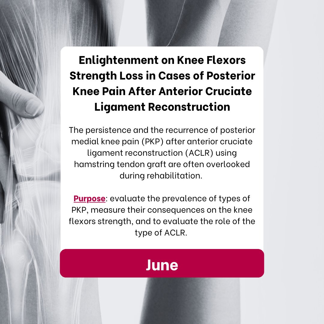 Journal of Sport Rehabilitation (@jsportrehab) on Twitter photo #JSRWrapped2024 June highlight! Posterior knee pain in early #rehab post #ACLR
doi.org/10.1123/jsr.20…
#HopTest #Lysholm <a href="/AlbanFoCh/">Alban FOUASSON-CHAILLOUX</a> <a href="/PaulineDaley10/">Pauline Daley</a> <a href="/BastienLouguet/">louguet</a> @dautymarc <a href="/MPRLocoNantes/">MPR Locomotrice et Respiratoire - Sport - Nantes</a> <a href="/CHUnantes/">CHU de Nantes</a> @RMeS_UMR1229 #JSRWrapped2024 June highlight! Posterior knee pain in early #rehab post #ACLR
doi.org/10.1123/jsr.20…
#HopTest #Lysholm <a href="/AlbanFoCh/">Alban FOUASSON-CHAILLOUX</a> <a href="/PaulineDaley10/">Pauline Daley</a> <a href="/BastienLouguet/">louguet</a> @dautymarc <a href="/MPRLocoNantes/">MPR Locomotrice et Respiratoire - Sport - Nantes</a> <a href="/CHUnantes/">CHU de Nantes</a> @RMeS_UMR1229