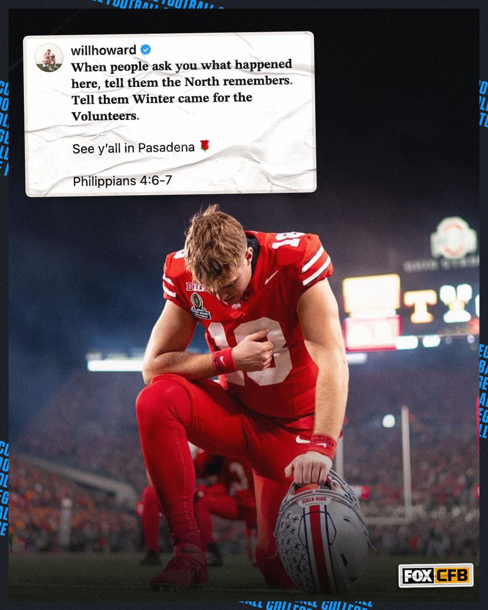 Caption goes crazy, <a href="/whoward_/">Will Howard</a> 🥶❄️