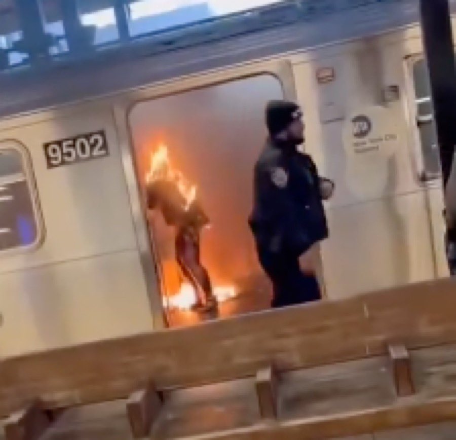 striking1985's tweet photo. @NYPDnews Find the asshole who walks past this poor woman without helping her and fire him! https://t.co/8utjUYEI2R