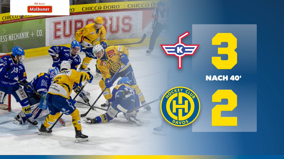 HCD_offiziell's tweet photo. 3:2* - 2nd π½π²πΏπΆπΌπ±!
Die Klotener konnten in der 24. Minute die FΓΌhrung auf 3:1 ausbauen. Zwei Minuten spΓ€ter konnte #44Stransky nach einem schΓΆnen Zusammenspiel mit #15Ryfors und #60Honka den Anschlusstreffer machen. Es bleibt spannend hier in Kloten. #Davoser https://t.co/YZZIFpL4RN