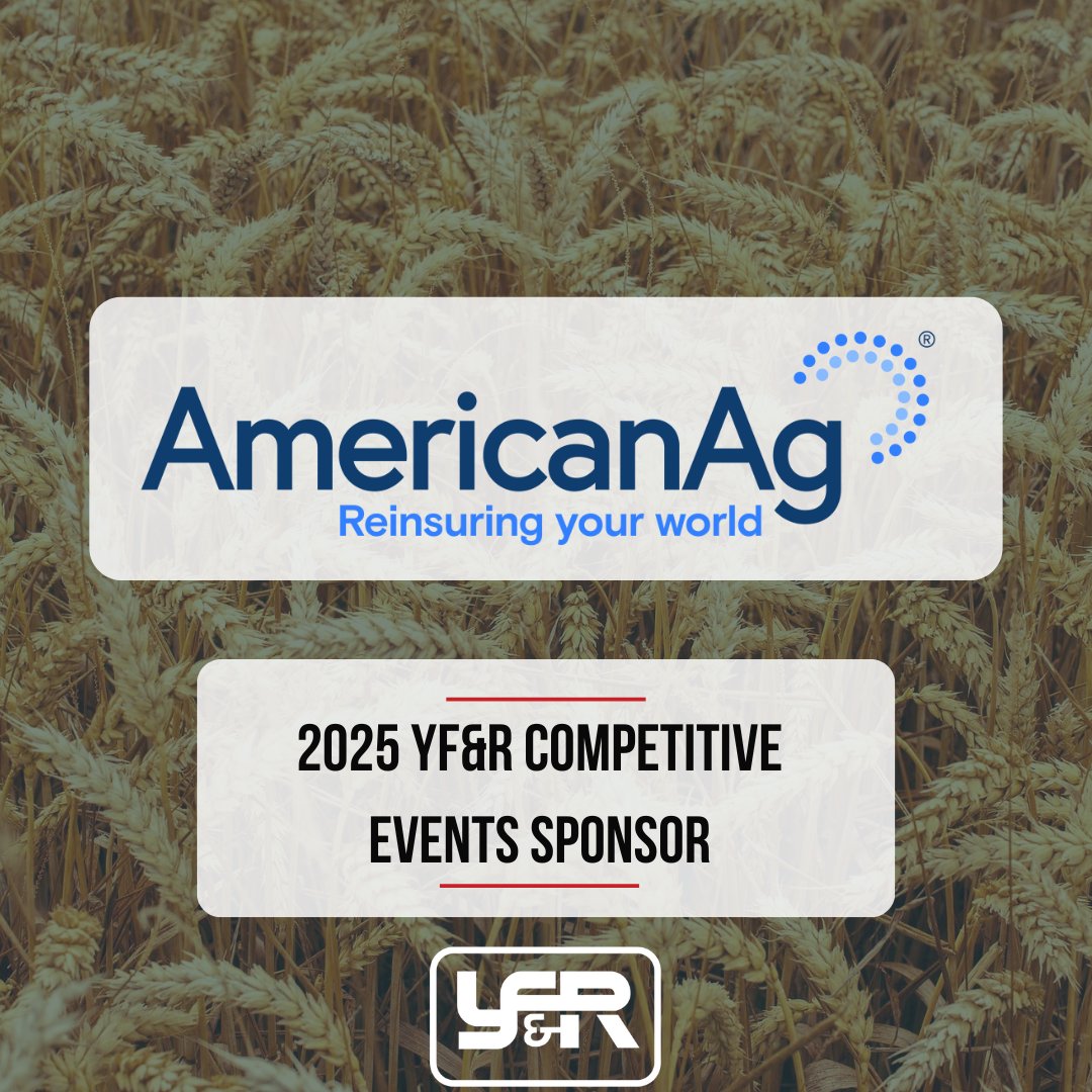Thank you to AmericanAg® for being a sponsor of the 2025 <a href="/AFBFYFR/">AFBF Young Farmers & Ranchers</a> competitive events! They are proud sponsors of a $2,500 Investing in Your Future cash prize for the third-place finalists in Achievement Award, Discussion Meet &amp; Excellence in Agriculture.