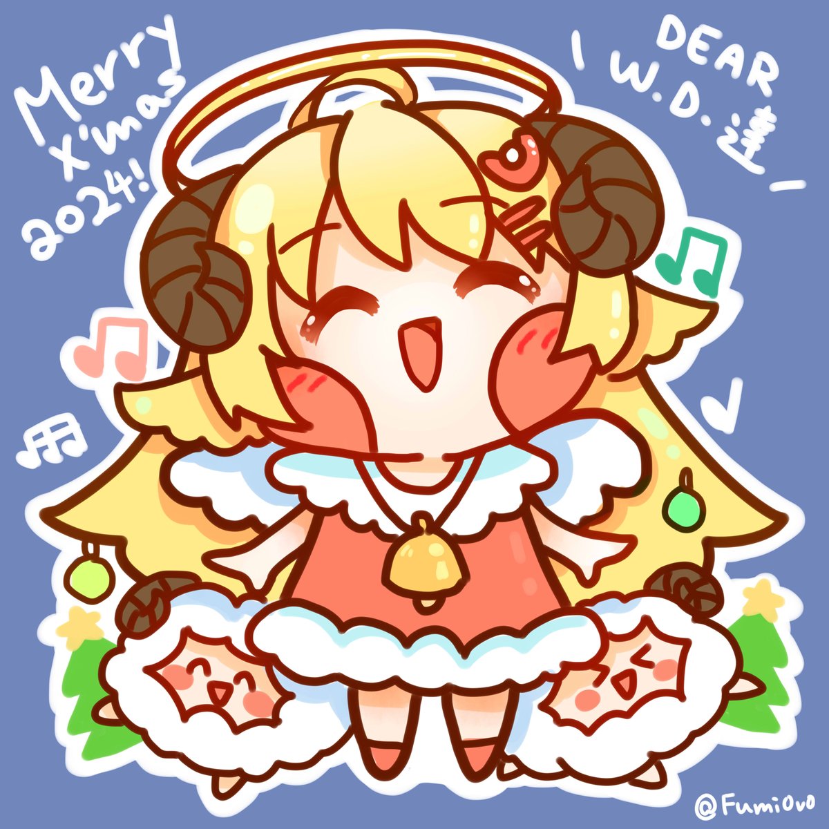 つのまきあーと メリークリスマス2025！🎄 自分はクリスマスが大好き