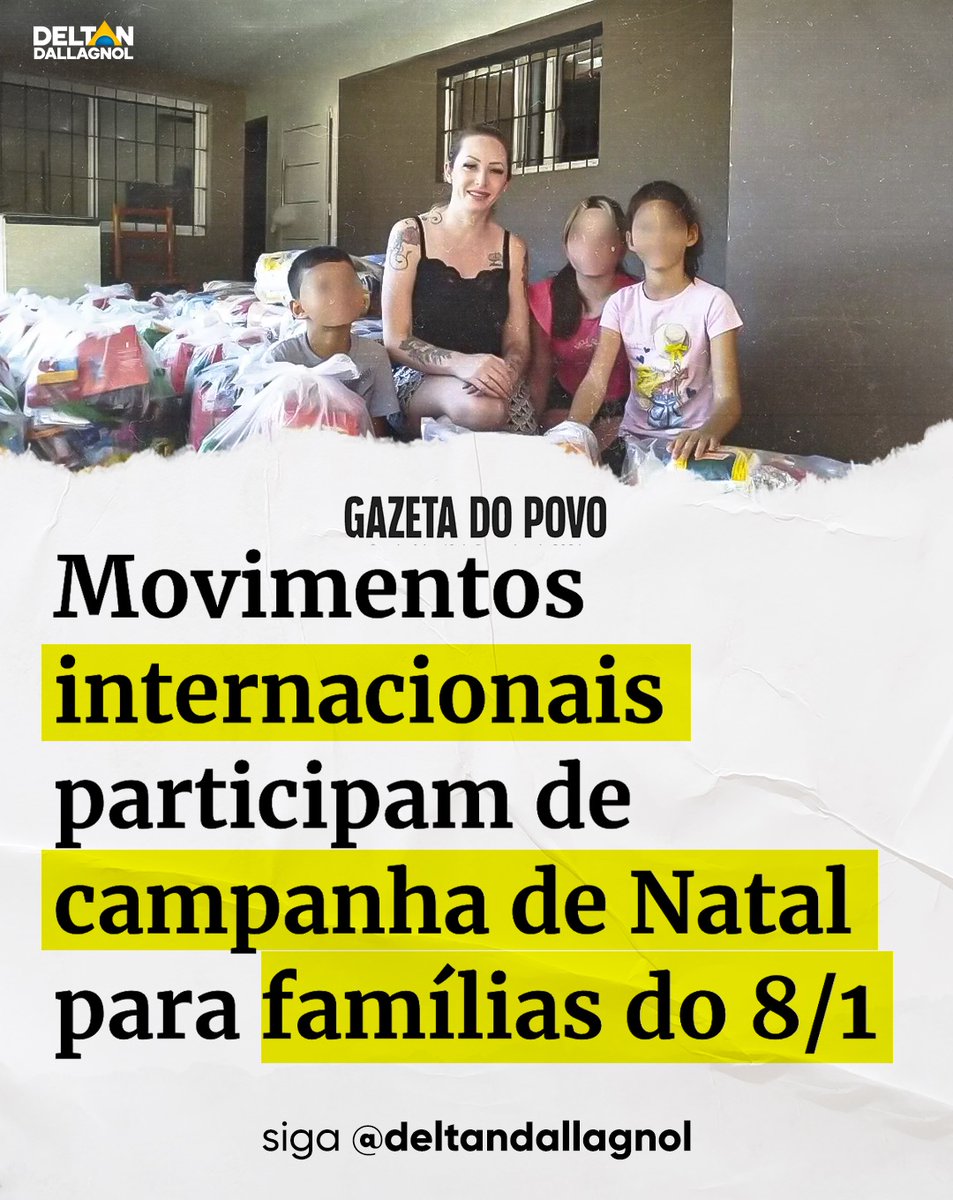 deltanmd's tweet image. 🎄🎅 NESTE NATAL, VOCÊ PODE AJUDAR OS PRESOS DO 8 DE JANEIRO E SUAS FAMÍLIAS!

Grupos conservadores de diversos países lançaram uma campanha de Natal para apoiar as famílias dos presos do 8 de janeiro. No Brasil, a iniciativa foi liderada pelo Instituto Gritos de Liberdade, que…