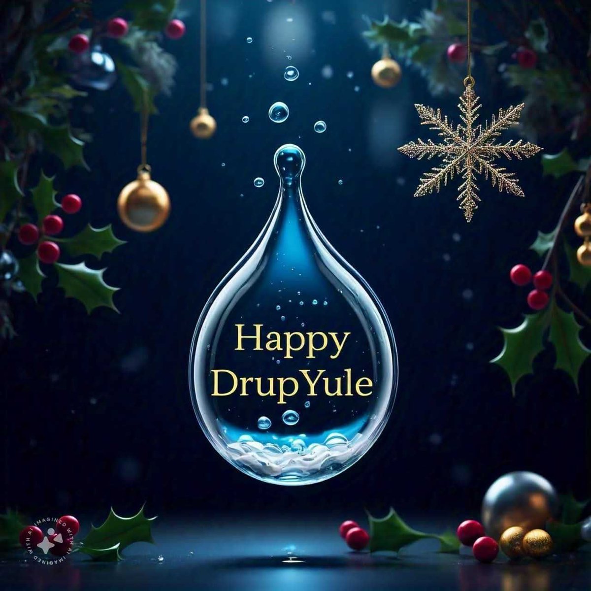 🎄❄️ Wishing everyone in the <a href="/Drupal/">Drupal</a> community a very Happy DrupYule! May your holidays be filled with warmth, joy, and the perfect balance of code and cheer. 💙✨

Let’s celebrate this season together—one drop at a time! 🌟 #DrupYule #HappyHolidays #Drupal #Yule