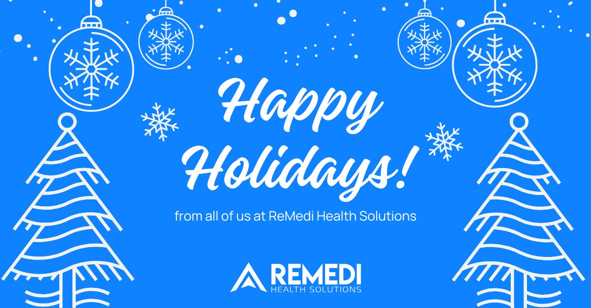 🎄✨ Happy Holidays from Team ReMedi! ✨🎄

As we wrap up another incredible year, we want to extend our gratitude to our clients, partners, and team for making 2024 so memorable. Wishing you and your loved ones a joyful, safe, and prosperous holiday season.
