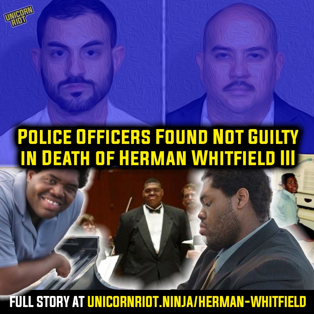 UR_Ninja's tweet photo. Earlier in December, two Indianapolis police officers were found not guilty of reckless homicide, battery and manslaughter for the April 2022 in-custody death of musical prodigy Herman Whitfield III. https://t.co/u20bVUWpiW