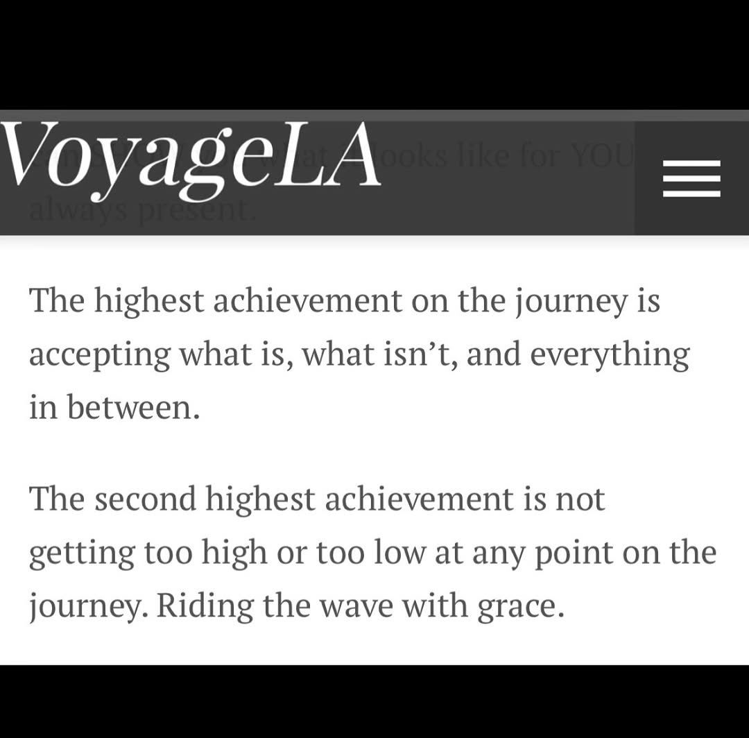 🗣️ Thank you <a href="/VoyageLAmag/">Voyage LA</a> for seeing me and supporting the journey! 

Click the link to read my thoughts on the challenge of multi tasking and staying in the moment, the idea of success, reasons to be proud, my highest achievements in 2024, and more!

voyagela.com/interview/conv…