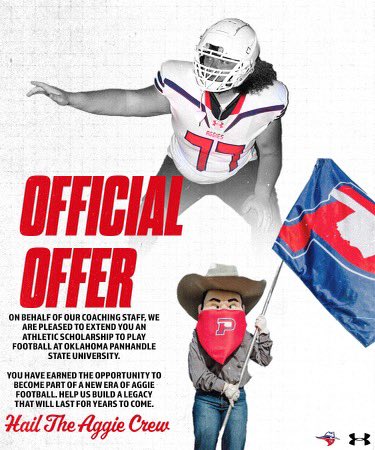 jackjenk50's tweet photo. I’m glad to have received an official offer from the coaching staff of @OPSUFootball Thank you @EbelharB and @Coach_Miller21 for the great experience and campus tour. 

@NEBHSFB @PrepRedzoneNE @OPSUFootball @NKuxhausen https://t.co/059LY6SvZp