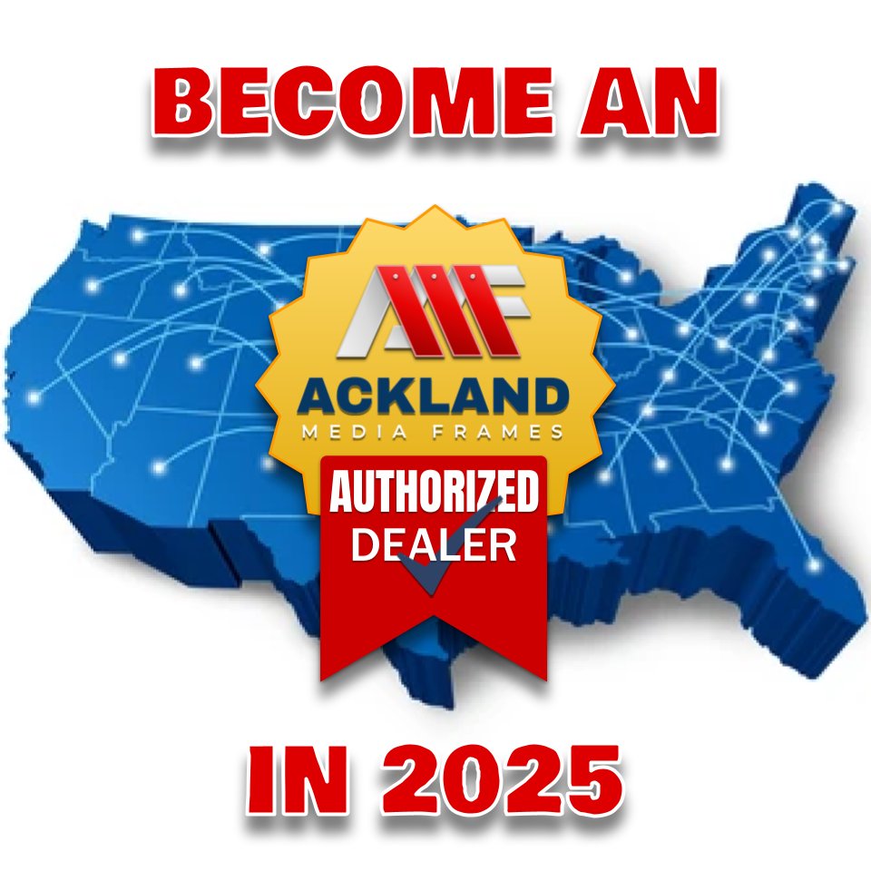 ATTENTION: Sign and Print Professionals...
Looking for installation partners to refer business!
Click Here for more details:
 acklandmediaframes.com/authorized-fle…