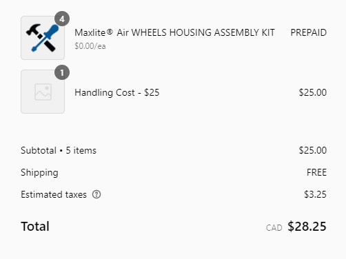 jaylegue's tweet photo. @TravelproIntl Warranty claim submitted but for an enhanced warranty  after registration it seems odd that there is a $25+HST handling fee for a defective product's replacement parts, especially as I have to do the work to replace them! https://t.co/XLsi1JQv9J