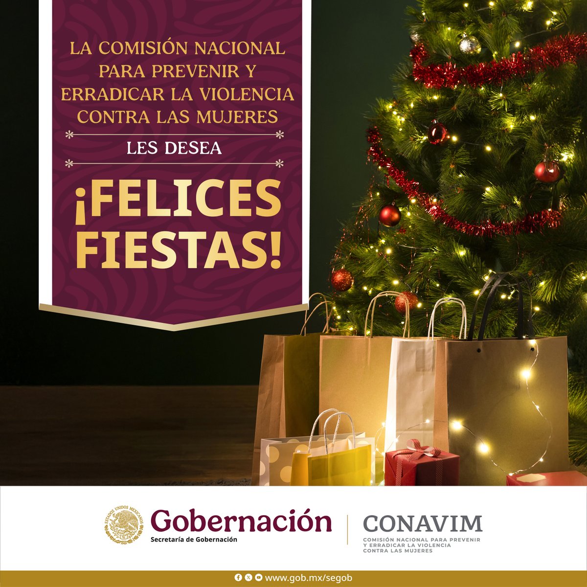 Con el deseo de que esta Navidad sea el mejor espacio para compartir alegrías y un gran motivo de unión, desde CONAVIM te deseamos
¡Felices Fiestas!