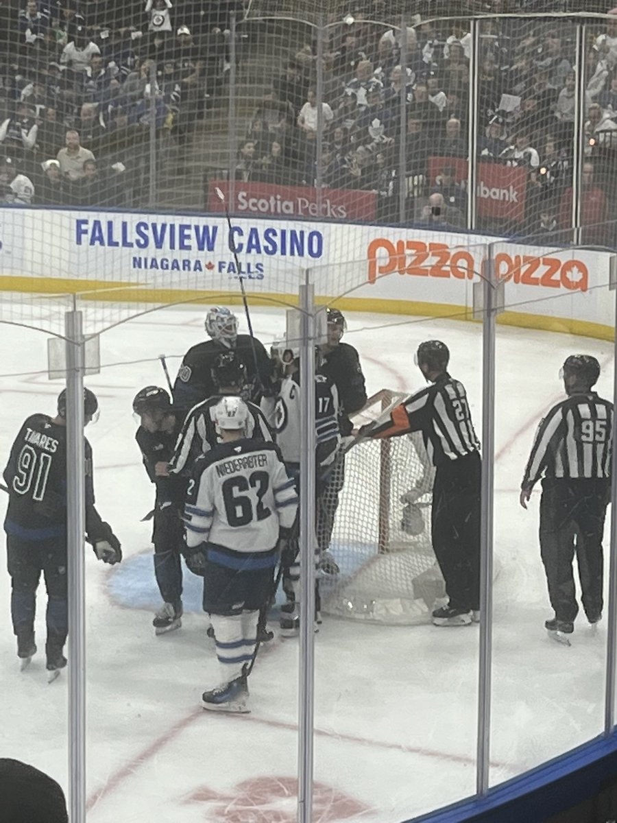 Leafs game vs Jets #LeafsForever