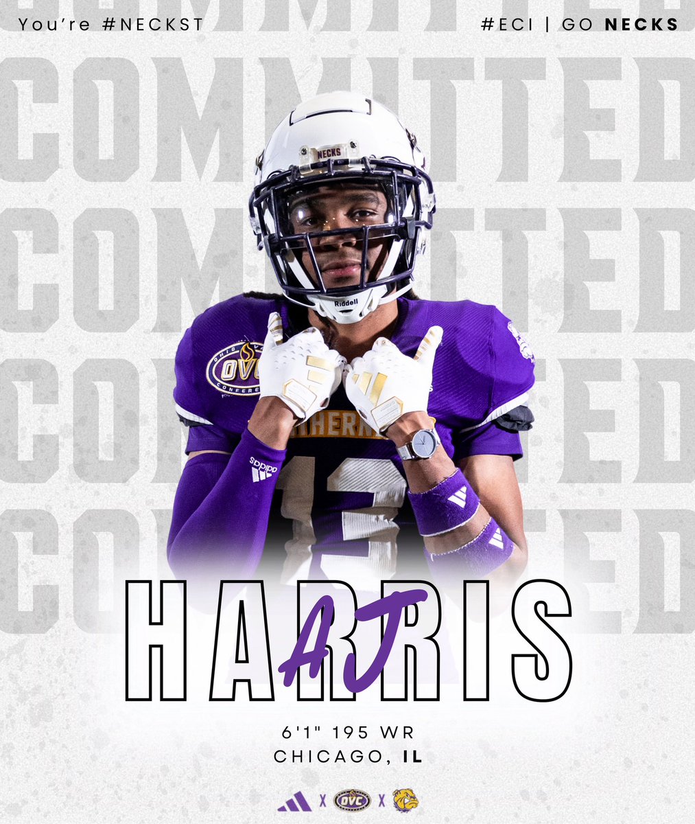 AJ Harris (@aj_harris13) on Twitter photo Excited for the opportunity and to be a neck!!! <a href="/CoachJoeDavis/">Joe Davis</a> <a href="/coachvjefferies/">Vincent Jefferies Jr</a> <a href="/CoachJCaraway/">Joshua Caraway</a> <a href="/WIUFootball/">Western Illinois Football</a> Excited for the opportunity and to be a neck!!! <a href="/CoachJoeDavis/">Joe Davis</a> <a href="/coachvjefferies/">Vincent Jefferies Jr</a> <a href="/CoachJCaraway/">Joshua Caraway</a> <a href="/WIUFootball/">Western Illinois Football</a>