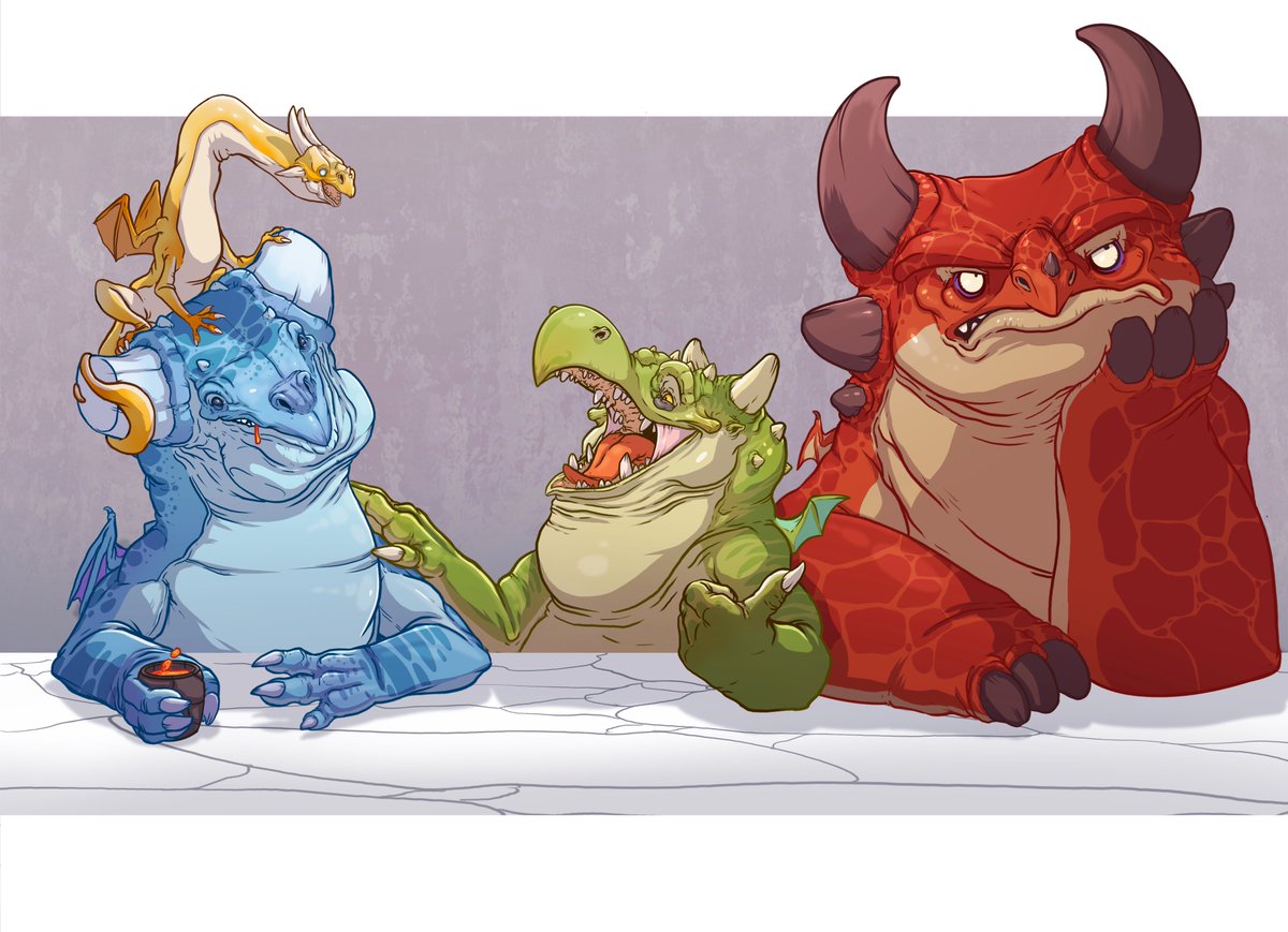 molino_davide's tweet photo. "and then the knight was so scared that it sh*itted in his mouth"

#dragons #conceptart #cartoon #comicbook #fantasy #creaturedesign #fantasy #monster https://t.co/jlyd3Hj4Ri