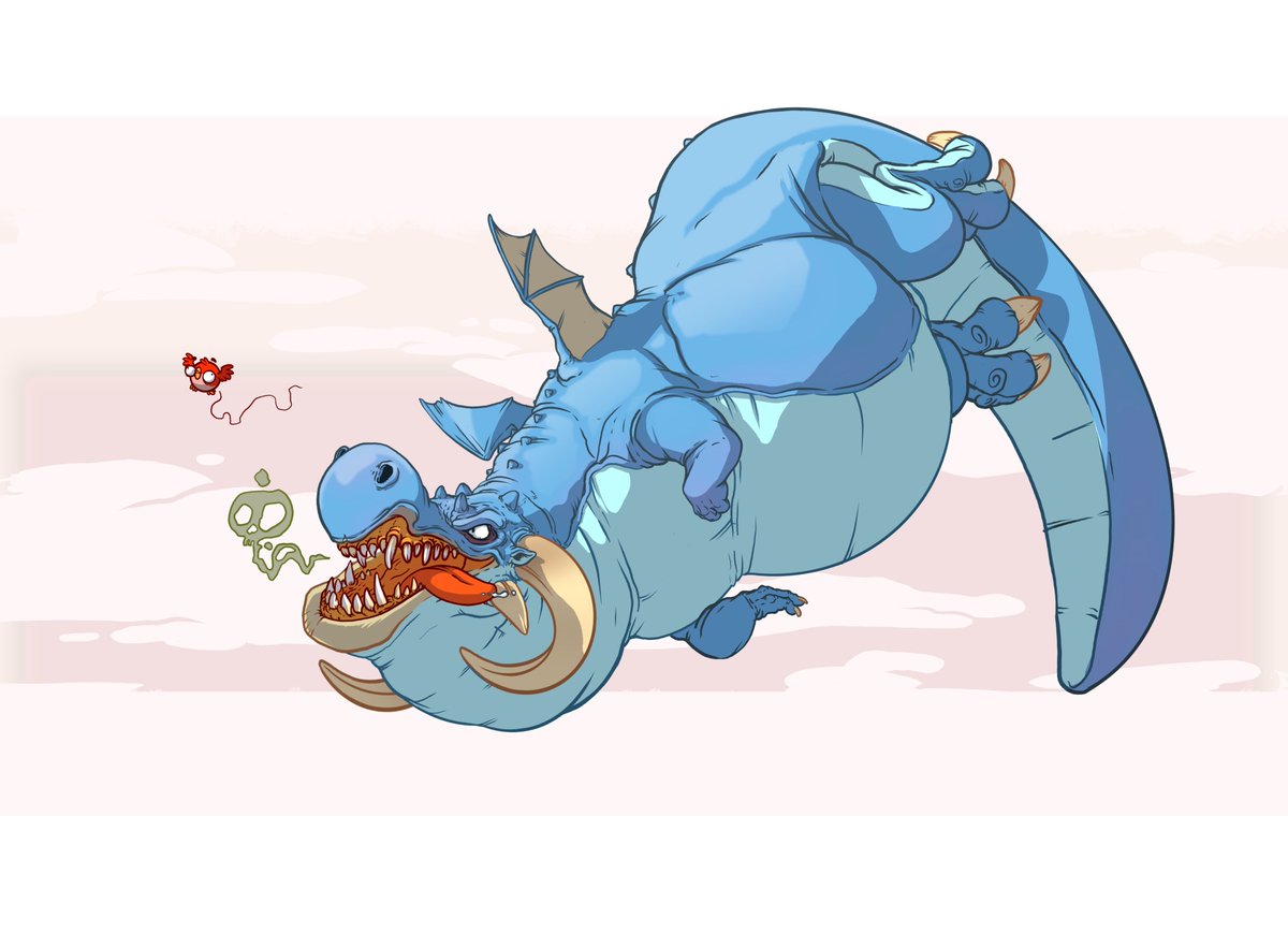 molino_davide's tweet photo. Fatty boom boom dragon.

oh god... too many fat dragons

#dragons #conceptart #cartoon #comicbook #fantasy #creaturedesign #fantasy #monster https://t.co/9dq5oZn9Nc