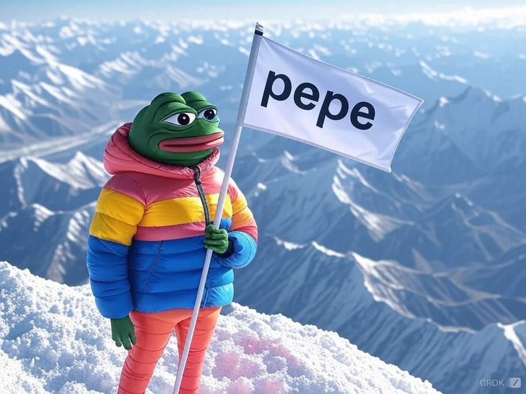‘Started from the bottom now we here’

Just getting started $pepe 🐸💚

#memecoin #eth #pepe #420bn #crypto