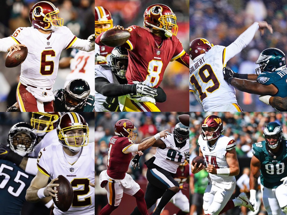 DQ_Special's tweet image. Since 2018, here is a list of Washington QBs that the Eagles beat
- Mark Sanchez
- Josh Johnson
- Garett Gilbert
- Colt McCoy
- Taylor Heinicke
- Sam Howell
- Carson Wentz
- Case Keenum
We gotta be real here,
Philly stop crying about this back up shit.