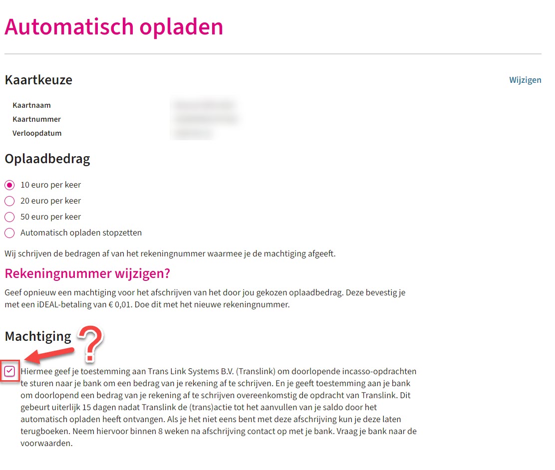 Raymond Comvalius (@nextxpert) on Twitter photo Enquete: Ik wil het oplaadbedrag voor <a href="/ovchip/">OV-chipkaart</a> wijzigen. Moet ik het vinkje onder Machtiging aanvinken of niet? Enquete: Ik wil het oplaadbedrag voor <a href="/ovchip/">OV-chipkaart</a> wijzigen. Moet ik het vinkje onder Machtiging aanvinken of niet?
