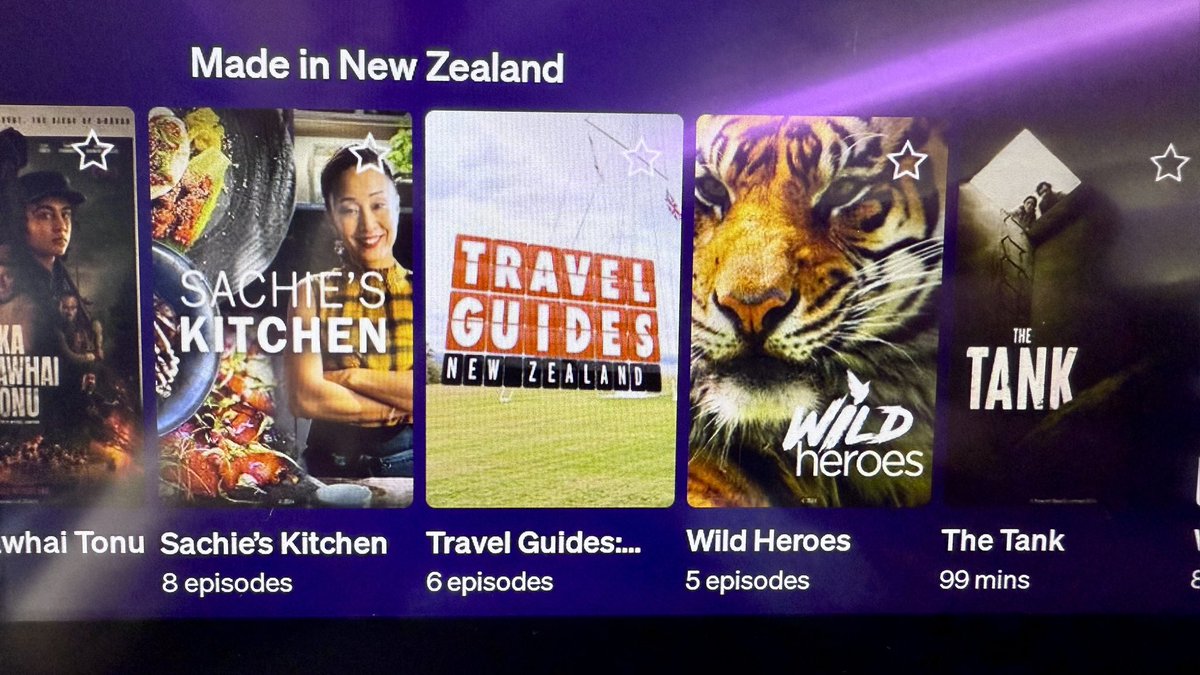 Off to Sydney for the holidays! Great to see <a href="/FlyAirNZ/">Air New Zealand</a> now has a curated Made in New Zealand section on its inflight entertainment service. And great to see our Magnetic Pictures shows Sachie’s Kitchen and Wild Heroes on board! #LoveLocal #FlyLocal