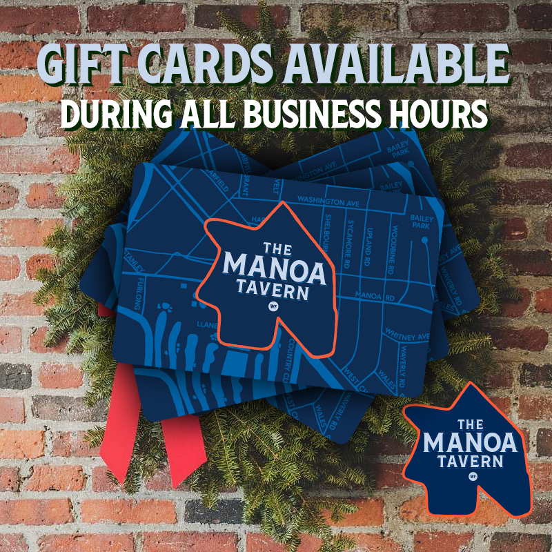 WFmanoatavern's tweet photo. Grab a last minute stocking stuffer! Gift cards always fit! #worldfamous #stockingstuffer https://t.co/KJ8n3vEvht