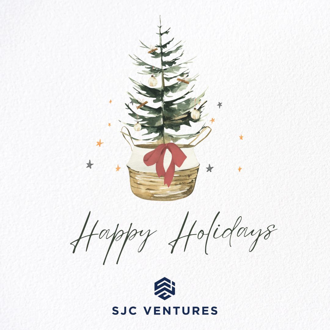 Happy Holidays from all of us at SJC Ventures!🎄✨

As the holiday season approaches, we wish you and your loved ones peace, joy and success in the year ahead. We look forward to continuing our journey of growth, innovation and transformation in the new year.