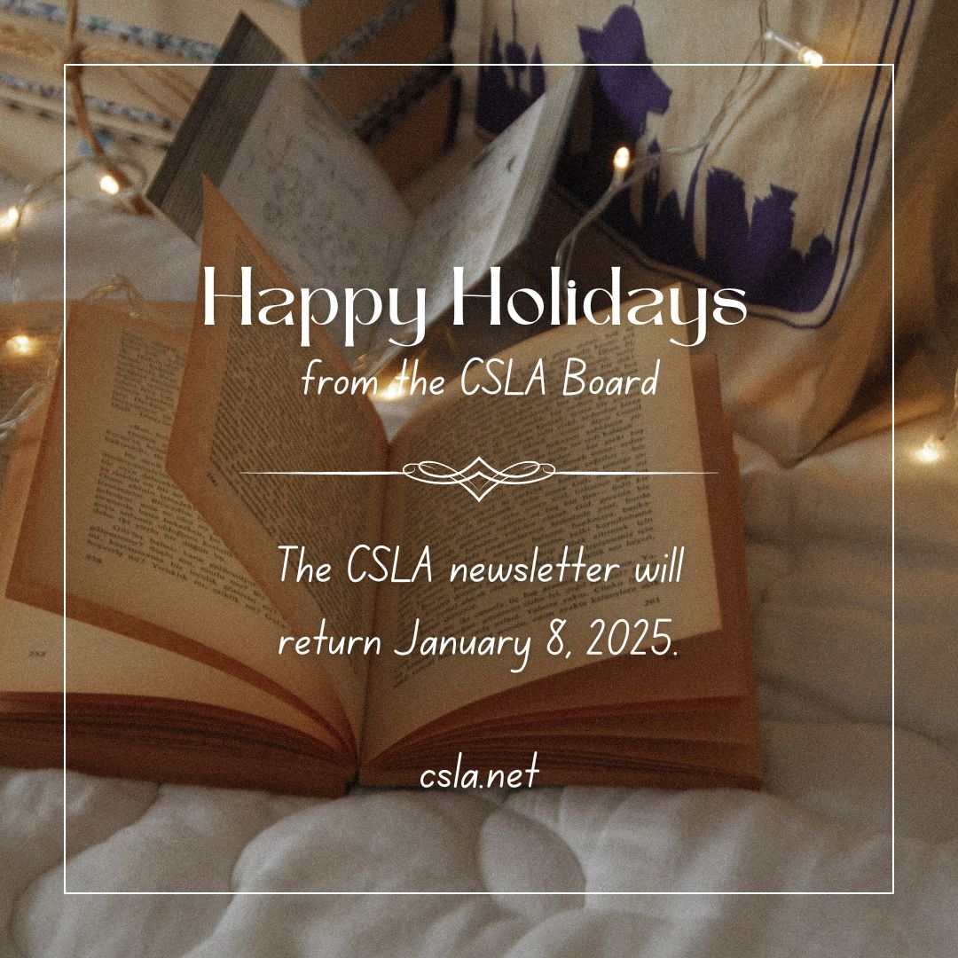 CSLA (@4csla) on Twitter photo Happy Holidays from CSLA! Wishing you the best in 2025. Happy Holidays from CSLA! Wishing you the best in 2025.