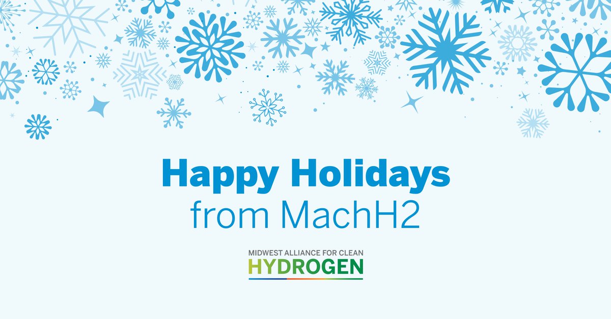 Happy Holidays from all of us at #MachH2! As we gather to celebrate this special season, we’re also celebrating the promise of a cleaner, greener future. 💚 Hydrogen hubs are paving the way for a more sustainable energy landscape.