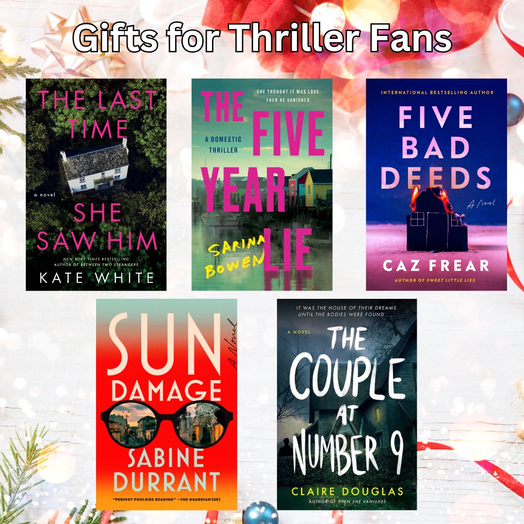 HarperPerennial's tweet image. 📖🎄 There are just 2 days left till Christmas, but there's still time to gift fans of chilling thrillers and spine-tingling suspense novels. This book stack is sure to keep them on the edge of their seat! ❄️