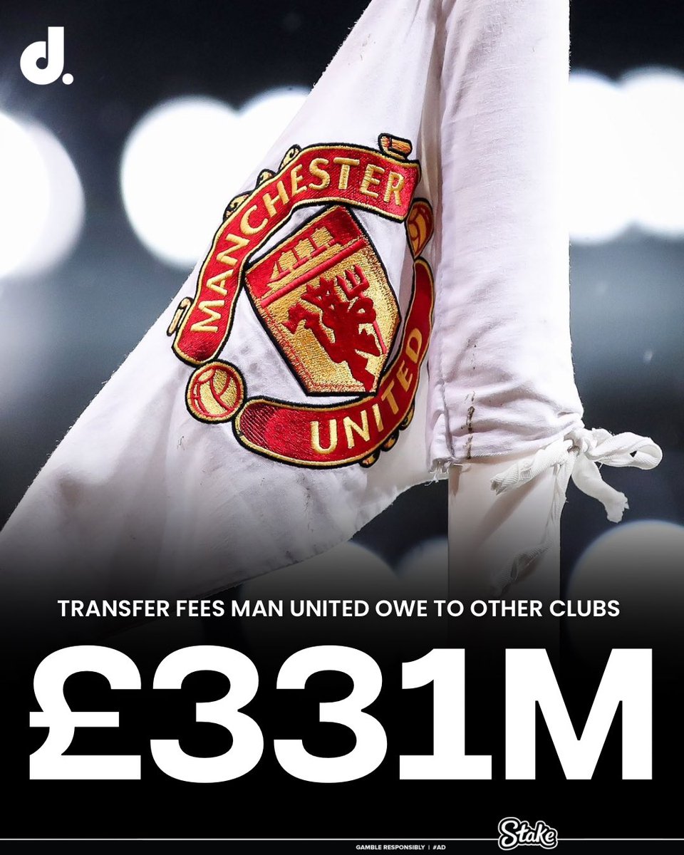 centredevils's tweet photo. 🚨🚨🌕| NEW: Manchester United’s existing transfer debt – the money still owed to other clubs for deals – stands currently at £331 million, its HIGHEST EVER level, and has almost DOUBLED in just two years.

[@TelegraphDucker] https://t.co/UcnkHUn2mM