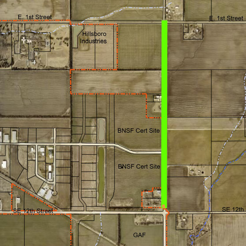 At last Friday’s meeting, the City Commission authorized paving of Hillside Road between East First and SE 12th Streets to serve GAF’s new manufacturing facility and other upcoming industrial developments. content.govdelivery.com/accounts/KSNEW…