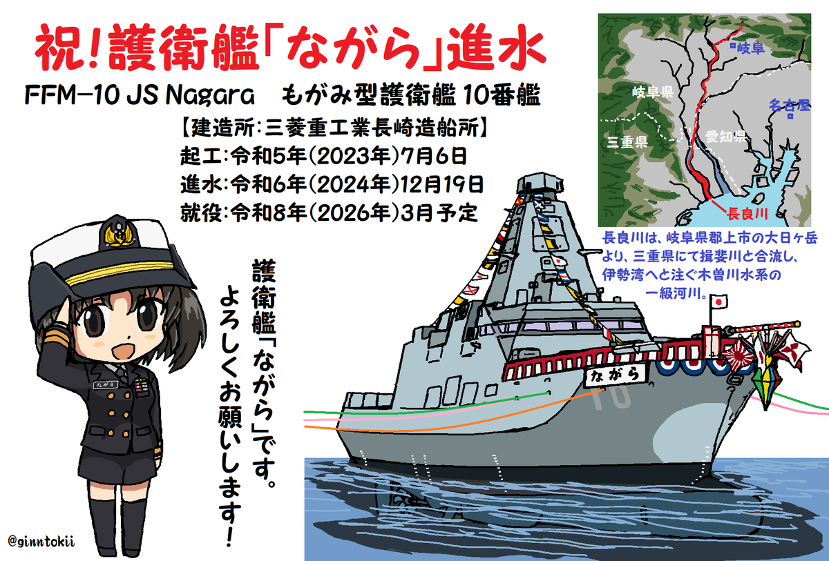 護衛艦「#ながら」命名式・進水式
🆕 YouTube動画を更新との事
https://t.co/MFpcwxkum1 