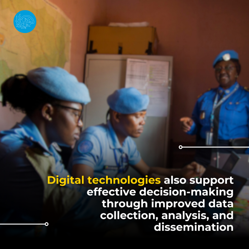 UNPeacekeeping's tweet photo. #YearInReview: In August we marked the anniversary of the Digital Transformation Strategy.
It empowers our @UN peace operations to leverage data to enhance their impact on the ground and respond to new challenges. #DTS #UNTwoZero
Read more 👉https://t.co/OECQBFUmIX