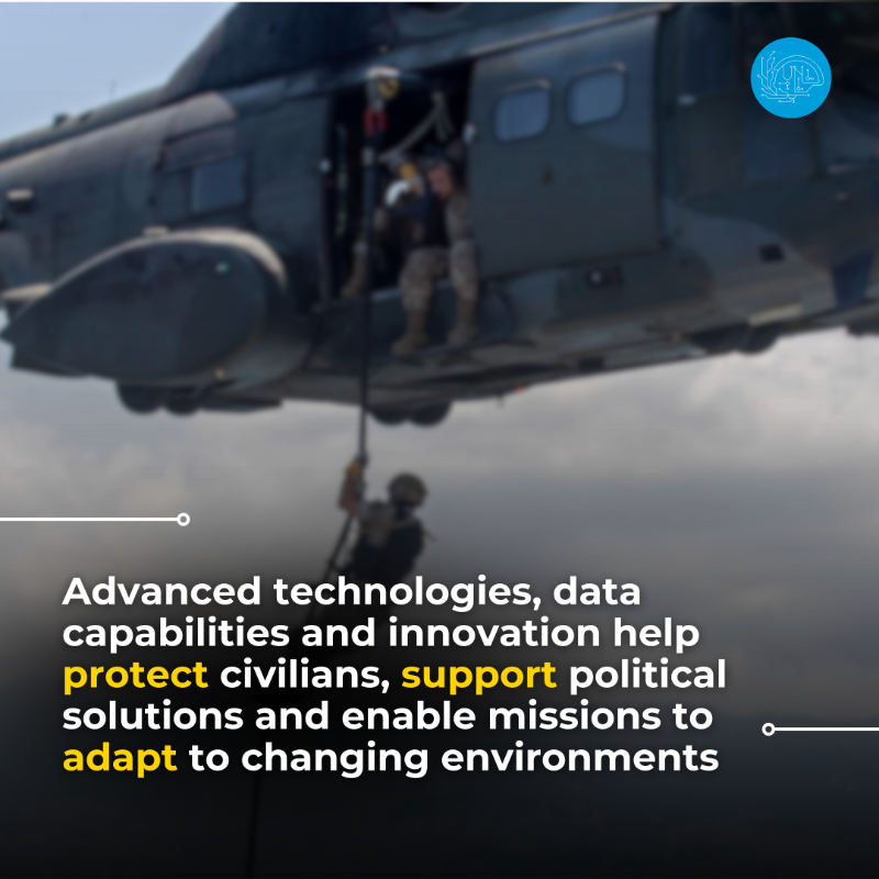 UNPeacekeeping's tweet photo. #YearInReview: In August we marked the anniversary of the Digital Transformation Strategy.
It empowers our @UN peace operations to leverage data to enhance their impact on the ground and respond to new challenges. #DTS #UNTwoZero
Read more 👉https://t.co/OECQBFUmIX