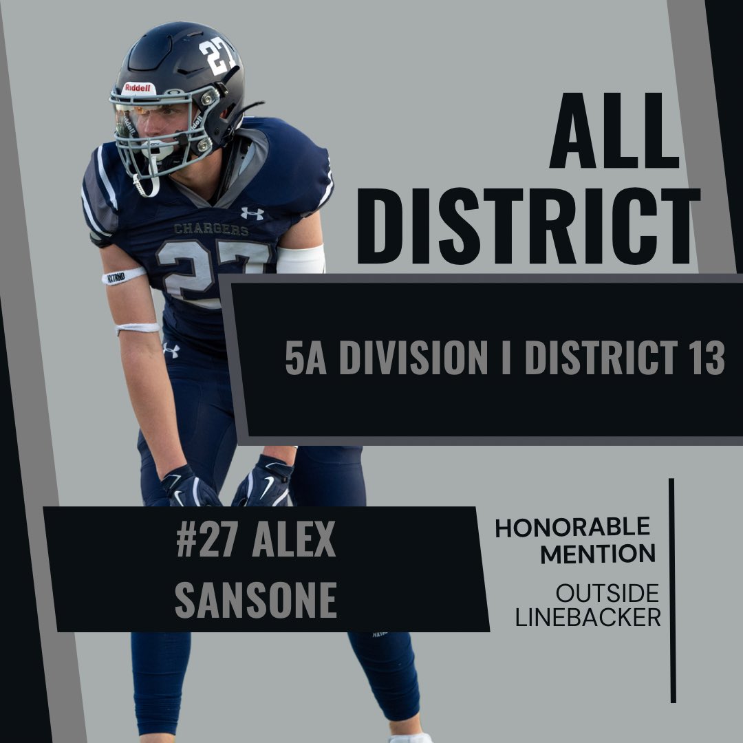 Congratulations <a href="/AlexSansone19/">Alex Sansone</a>!  We are proud of you!