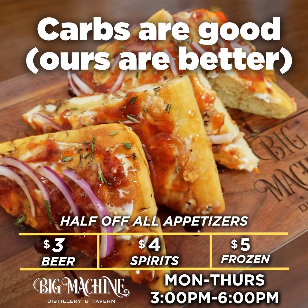 🤤What can we say, we love good food! Only at Big Machine Distillery &amp; Tavern in Berry Hill!