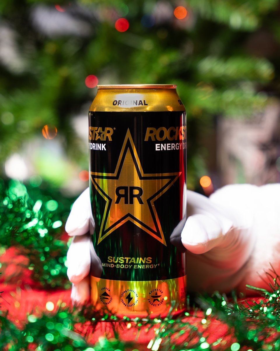 Milk and cookies? No, Santa wants a Rockstar Energy Drink ⚡

Merry Christmas and Happy Holidays from all of us here at Rockstar 🎁 #RockstarEnergy