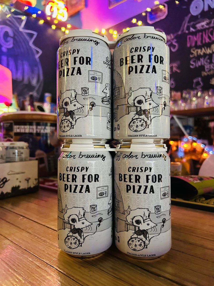 inn_dig's tweet photo. HAPPY HOLIDAYS! 
Got some @OffcolorBrewing in for your Xmas pizzas :) 🍻 😋 
Thx @AbuNawasBev https://t.co/ZCIUYl8KIJ