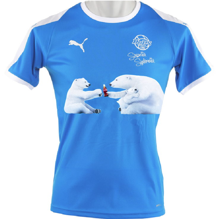 SponsorsDouteux's tweet photo. Équipe : #RoPS 
Sponsor : #CocaCola
Contexte : magnifique maillot du RoPS Rovaniemi, le club de foot de la ville du Père Noël ! 🎅 https://t.co/fYsc2T8NpX