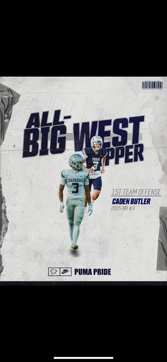 After a great season blessed to be first team all league. <a href="/chaparralpumafb/">Chaparral Puma Football</a> <a href="/Coach_Ramer/">Coach Ramer</a> <a href="/CoachDeeWR/">D’Vonte McKneely</a> <a href="/SAMIEPARKER/">SAMIE PARKER</a> <a href="/OJsimpso32/">OJ Simpson</a> <a href="/JaySaff85/">Jermaine Saffold</a> <a href="/CoachMalone816/">Drew Malone</a> <a href="/SkysTheLimitWR/">Margin Hooks</a> <a href="/EMP1RE7v7/">Emp1re7v7</a> <a href="/CoachPoe1914/">Coach Poe *Trenches Reloaded *</a> hudl.com/v/2Q0iqh