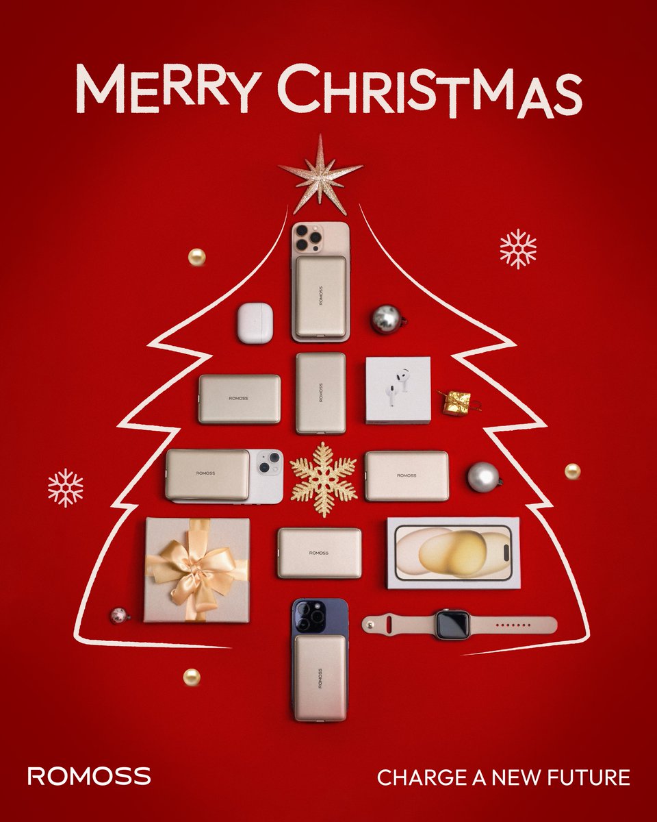 romoss_official's tweet photo. Hey everybody, Merry Christmas! This here's the ROMOSS Stylish and Powerful Tree, decked out with power banks to make your Christmas extra special. ROMOSS wishes you a powerful and joyful holiday～🎄
#romoss #ROMOSSpowerbank #MerryChristmas #xmastree https://t.co/9LXEknDmYi