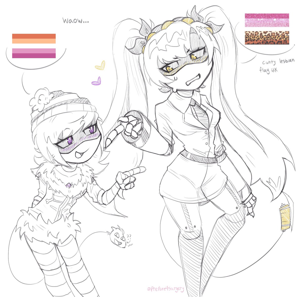 prepare4surgery's tweet image. here have a doodle because i am bored #juzi #murderdrones