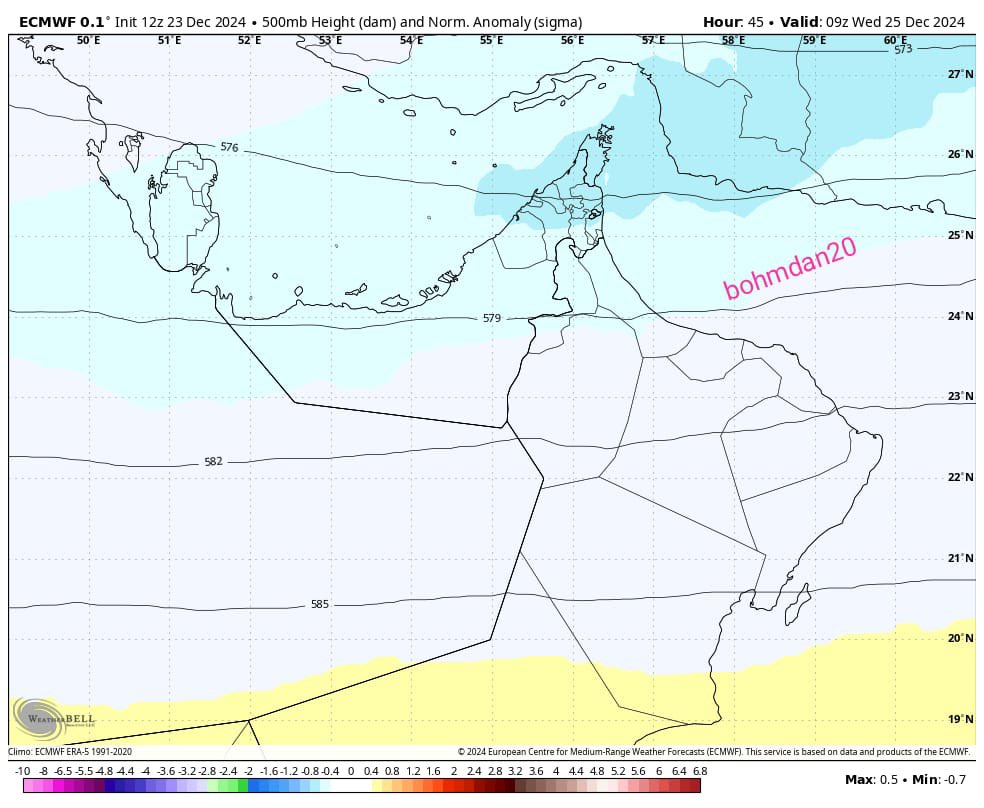 Radar_center's tweet photo. يعبر هذا الاخدود الاجواء الشمالية من مساء الثلاثاء الى مساء الخميس يتسبب بتكاثف سحب ممطرة تطال السواحل الشمالية باذن الله تعالى والله اعلم 
#بوحمدان
#مركز_رادار_للطقس https://t.co/lSTT4A36lu