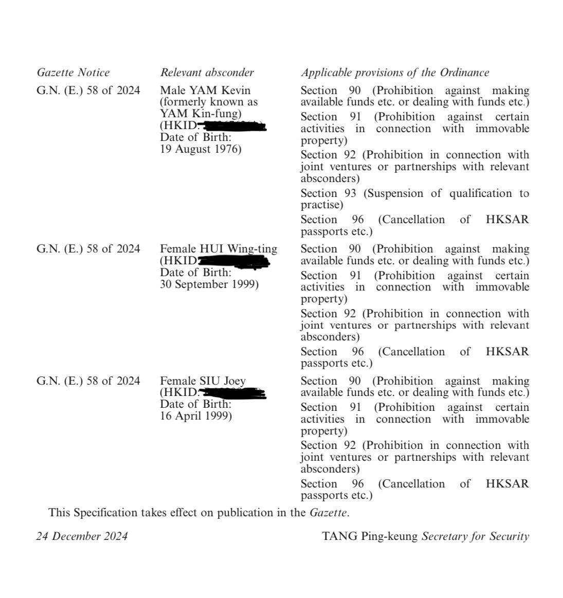 frances_hui's tweet image. My passport has just been revoked by the #HongKong govt under Article 23. 
The CCP as expected took advantage of a world-celebrated holiday to further down repression of dissidents. 
I call on the intl. community to once again hold CCP accountable for its intensifying repression.